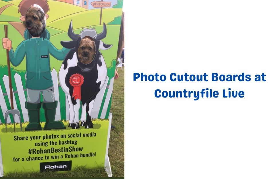 Photo Cutout Boards at Countryfile Live