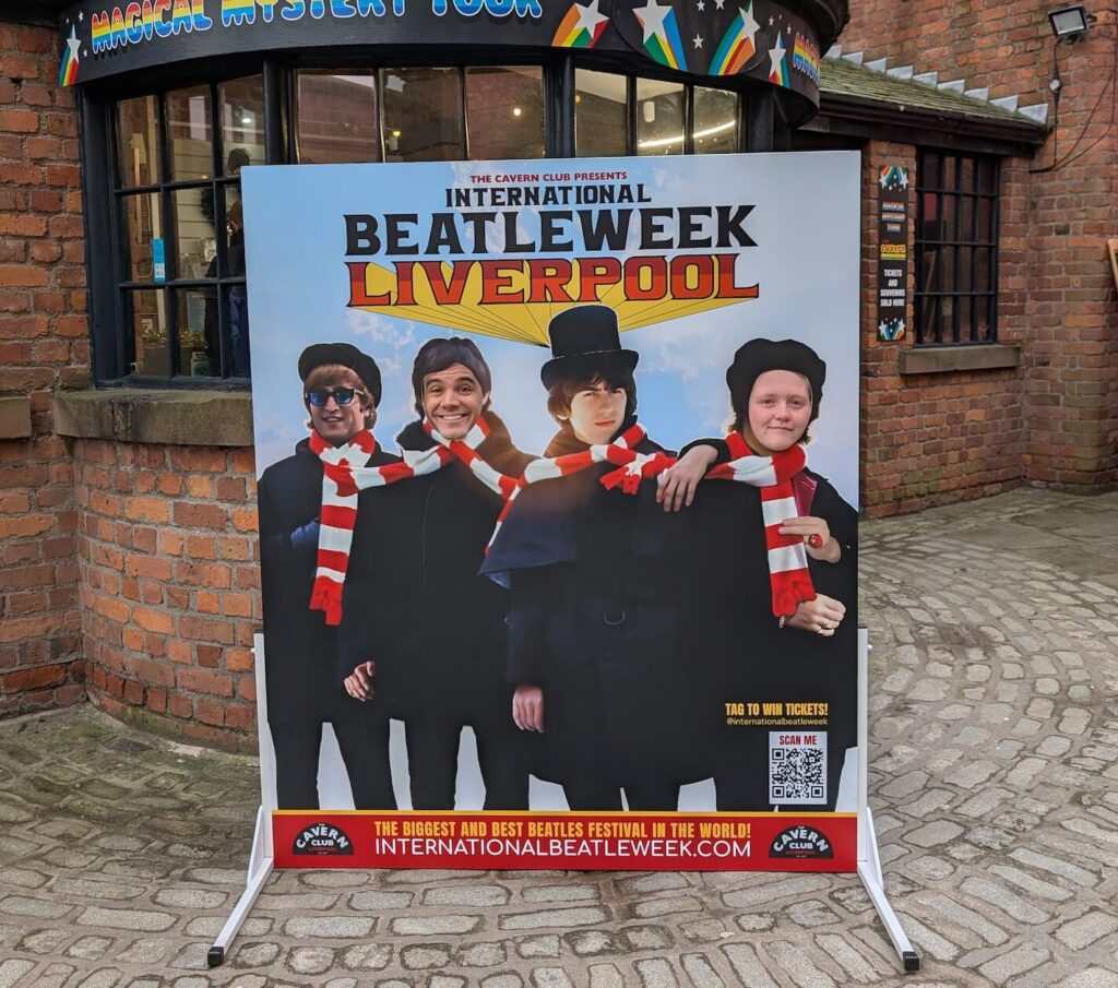 BEATLEWEEK LIVERPOOL CAVERN CLUB PHOTO BOARD